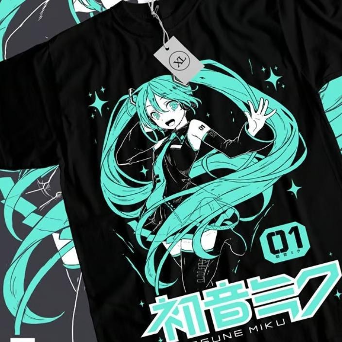 Hatsune Miku T-shirt Anime Girl Kawaii Project Diva Vocaloid Shirt All Size Sweatshirt, Hoodie, Comfort Colors