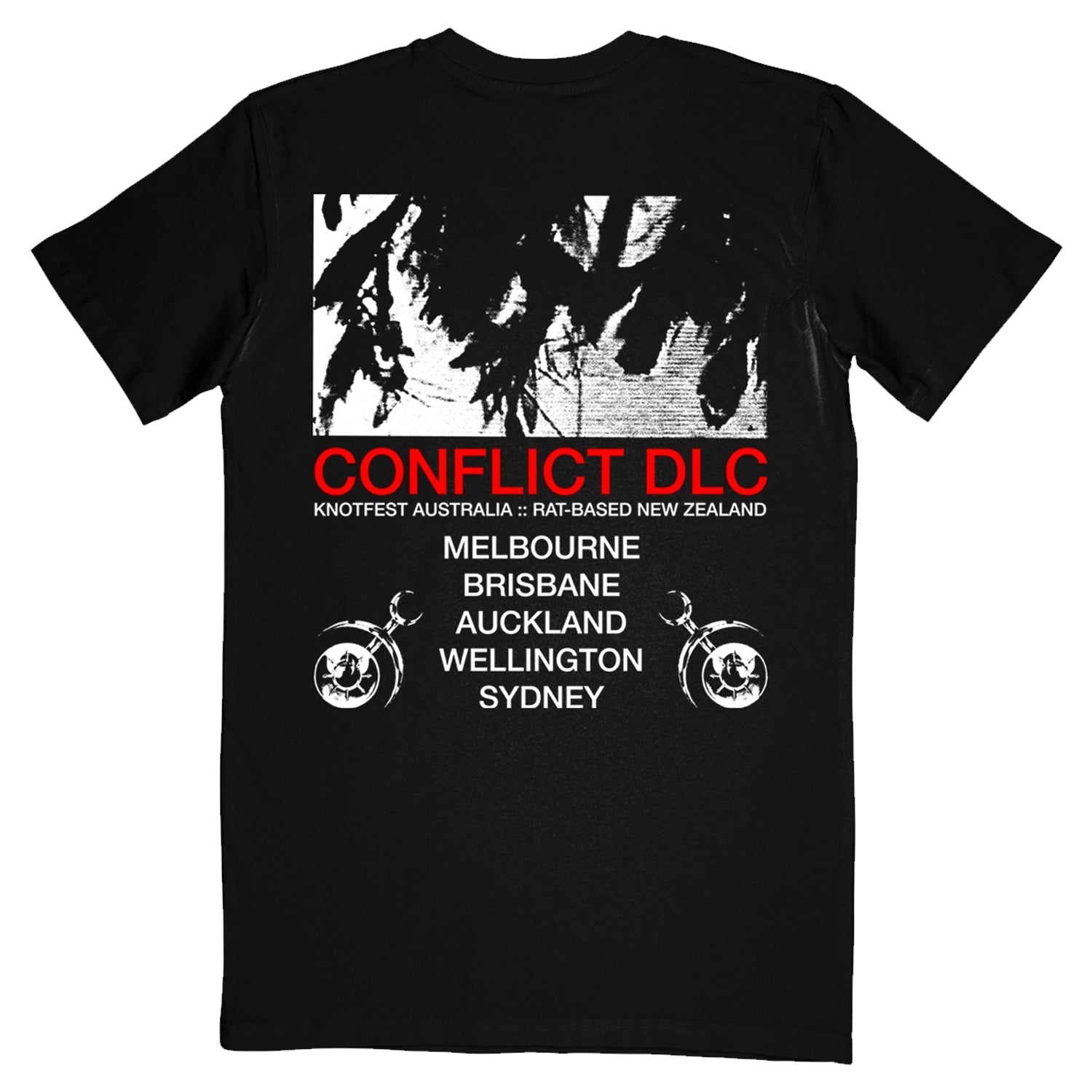 AUS Tour 2025 T-Shirt (Black) Style001