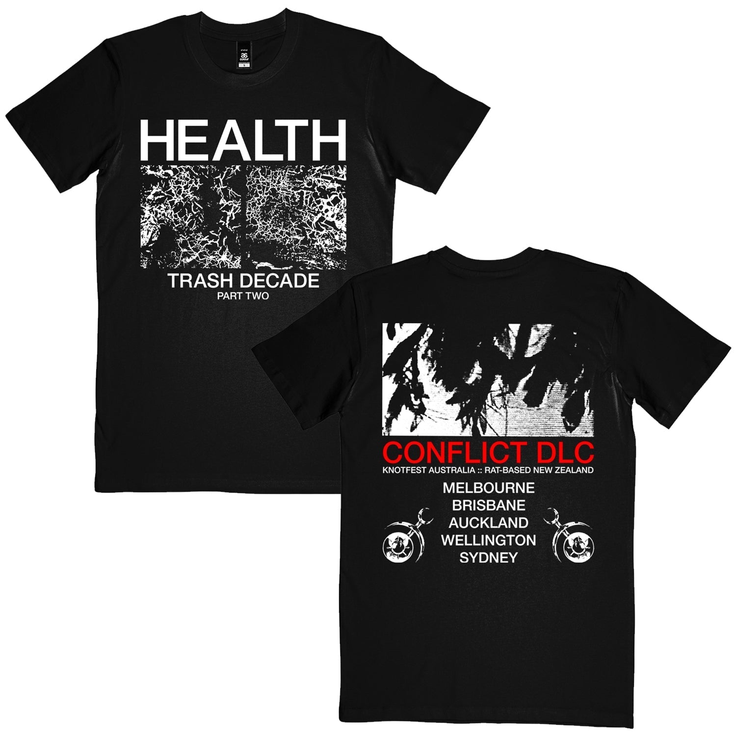 AUS Tour 2025 T-Shirt (Black) Style001