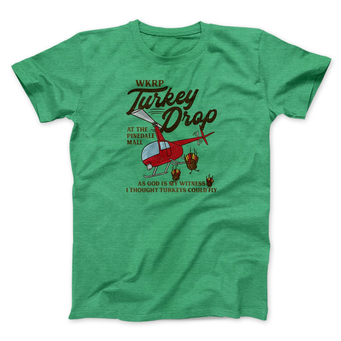 WKRP Turkey Drop Funny Thanksgiving Men/Unisex T-Shirt