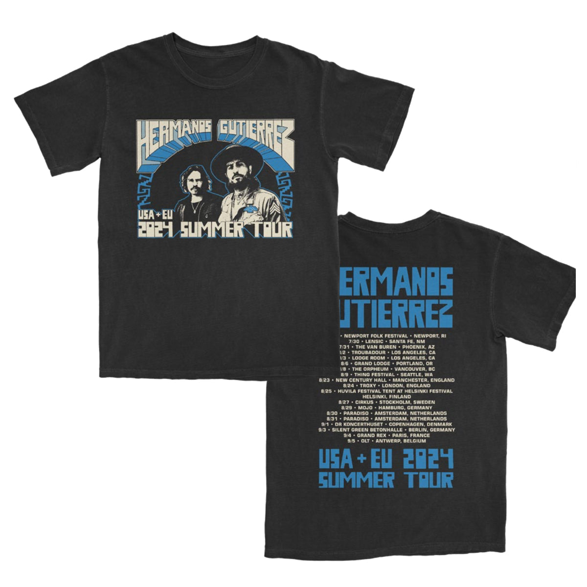Hermanos GutieÃÅrrez Summer 2024 Tour T-Shirt