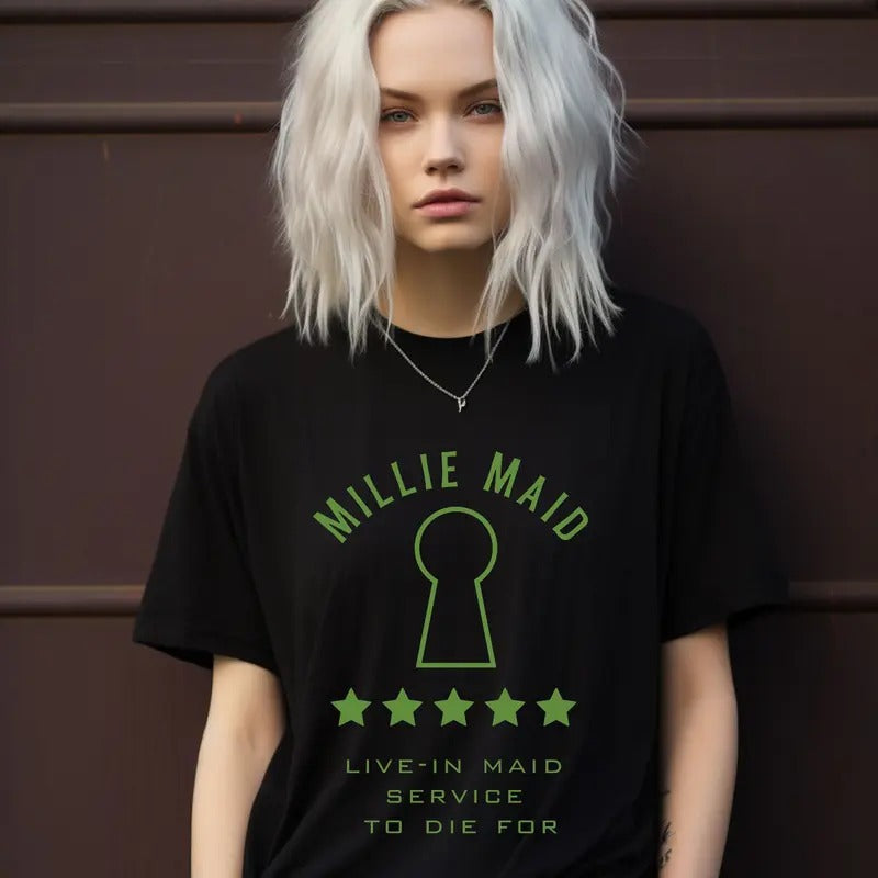 Housemaid Shirt, Thriller Book Lover T-Shirt, Kill or Be Killed, To Die For Womenswear Graphic Short Sleeves Fashion Outfit Tee