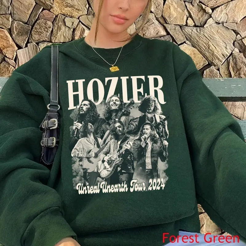 Hozier Graphic Shirt Womenswear Fitted Seamless Top Athletic