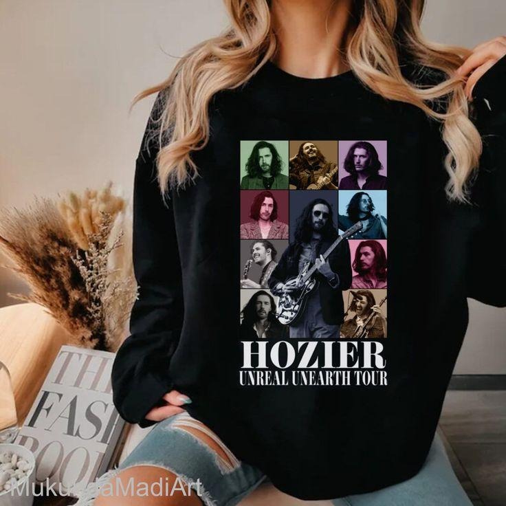 Hozier Tour Sweatshirt, Unreal Unearth Album Music Tribute