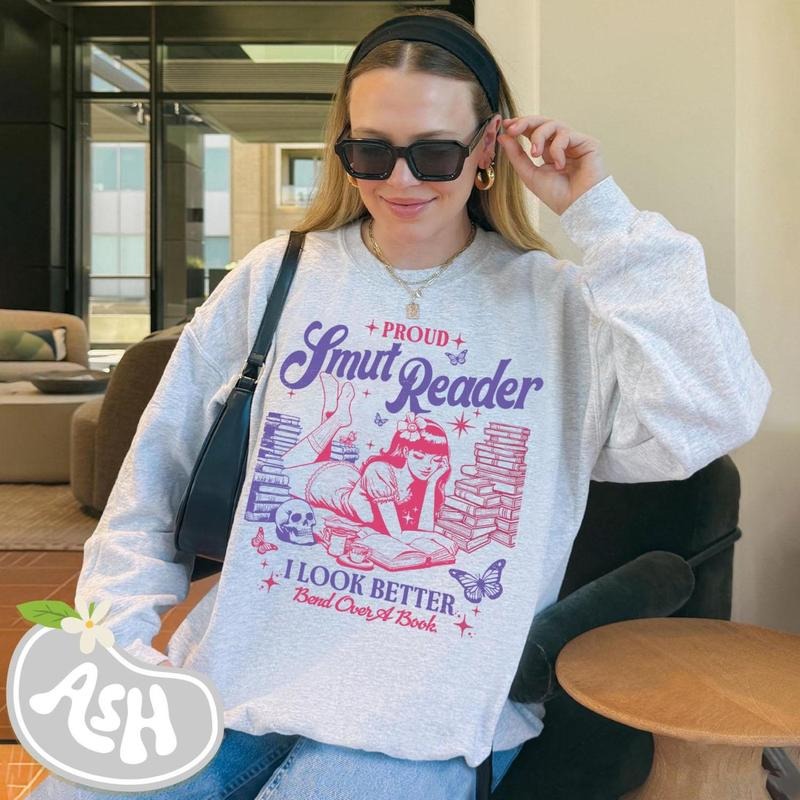 I Look Better Bent Over A Book Smut Reader Digital File, Funny Bookish Gift, Spicy Romance Tee, Dark Humor Apparel, Dark Romance
