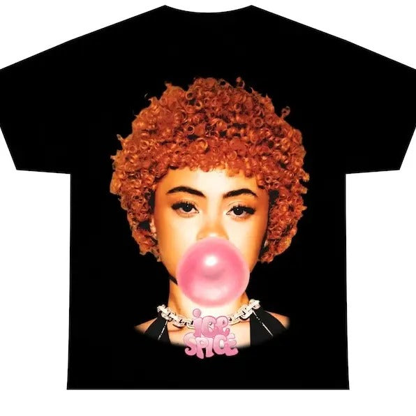 ICE SPICE T-SHIRT  Rap Tee Certified Munch Concert Merch  Rare Munch Vintage Style Face Hip Hop Graphic Print