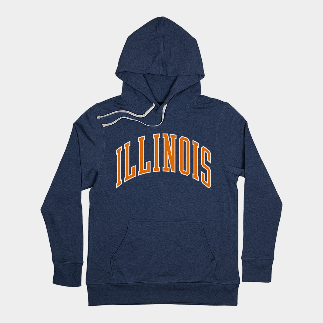 Illinois Classic Collegiate Hoodie Style001