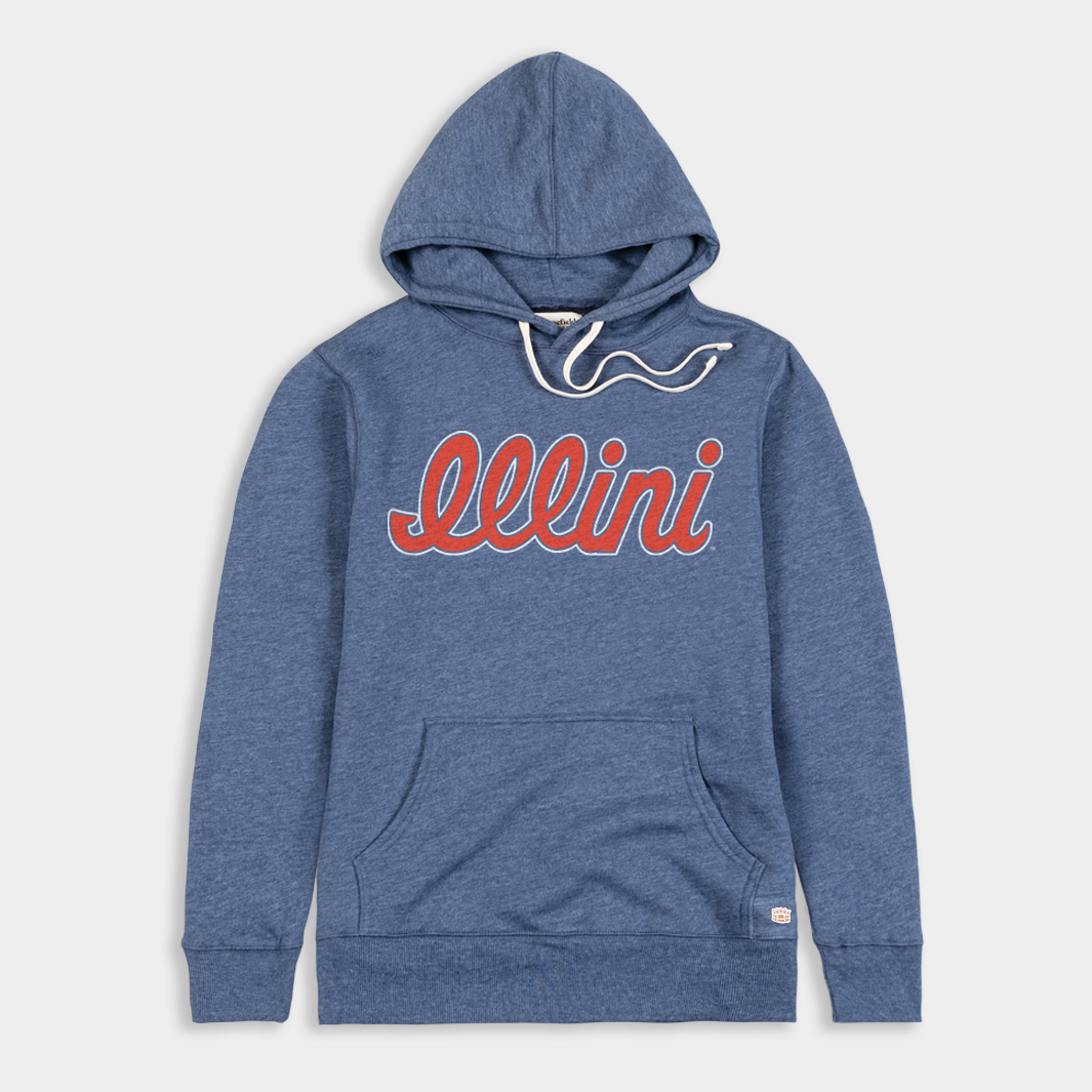 Illinois Vintage 1989 "Illini" Script Hoodie