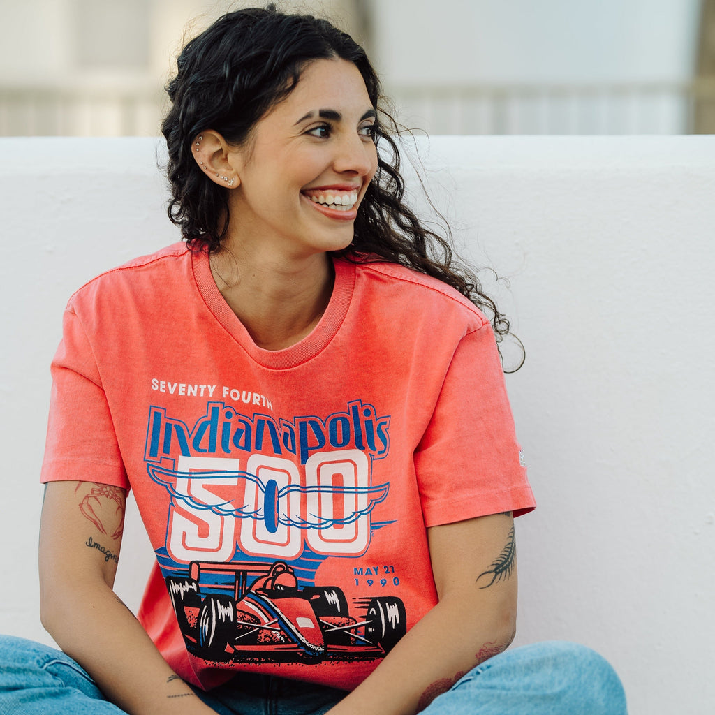 74th Indianapolis 500 1990 Vintage Heavyweight Tee Style001