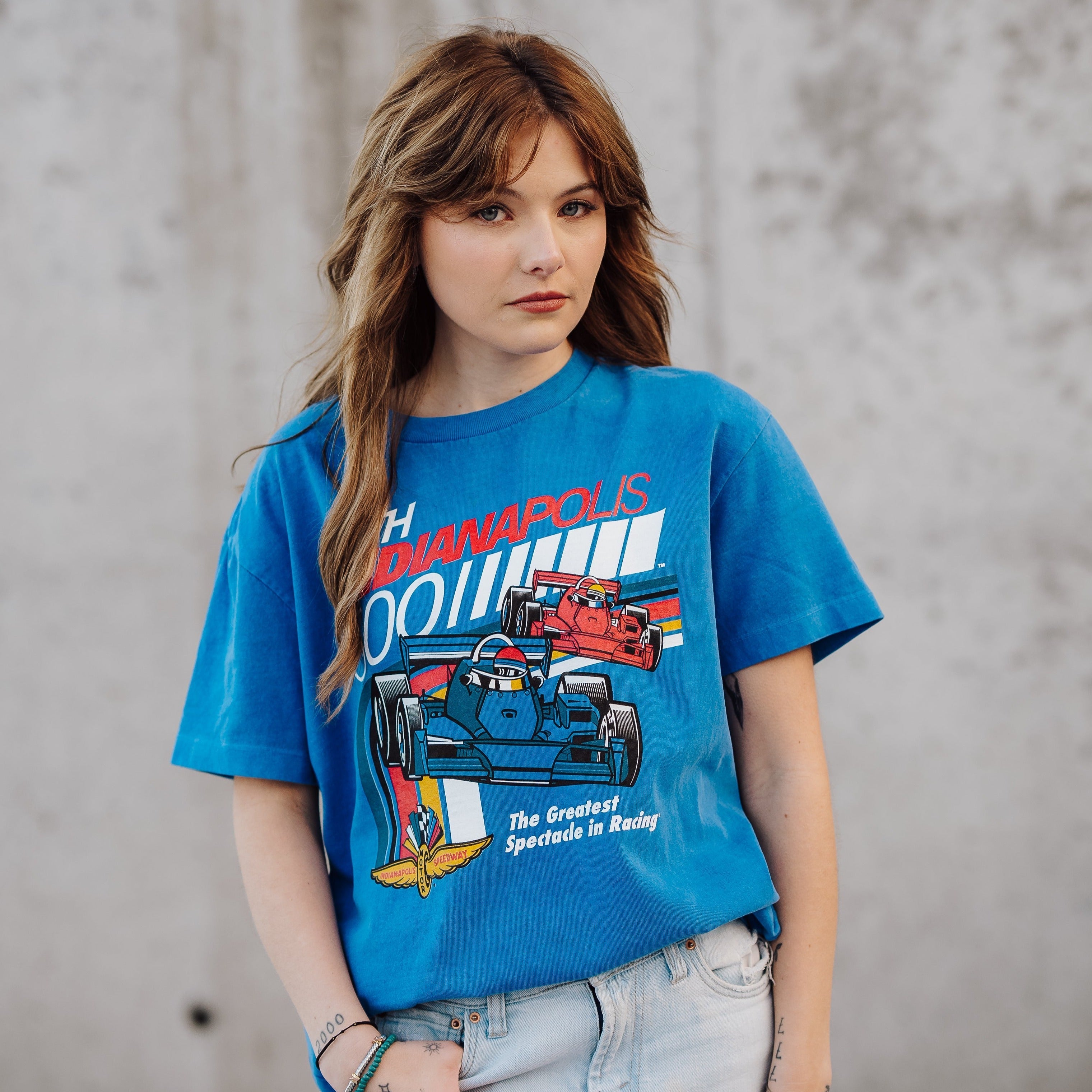 65th Indianapolis 500 1981 Vintage Heavyweight Tee Style001