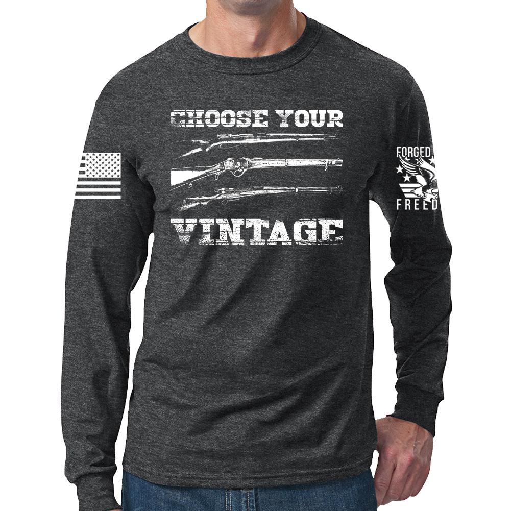 Choose Your Vintage Long Sleeve Shirt Style001