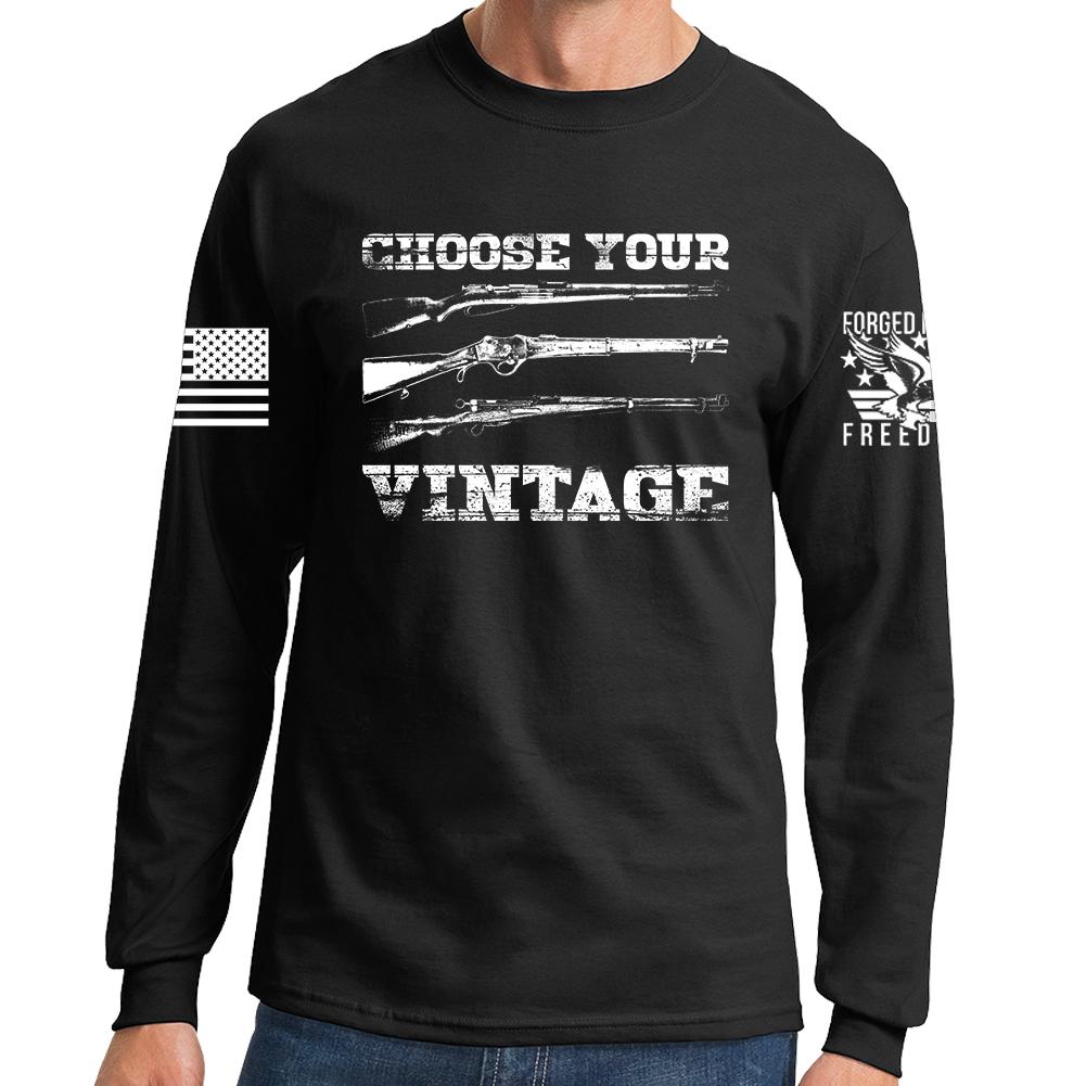 Choose Your Vintage Long Sleeve Shirt Style001