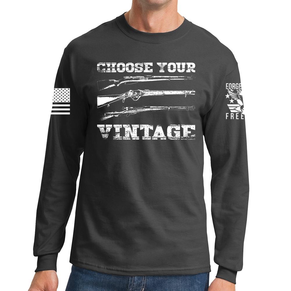 Choose Your Vintage Long Sleeve Shirt Style001