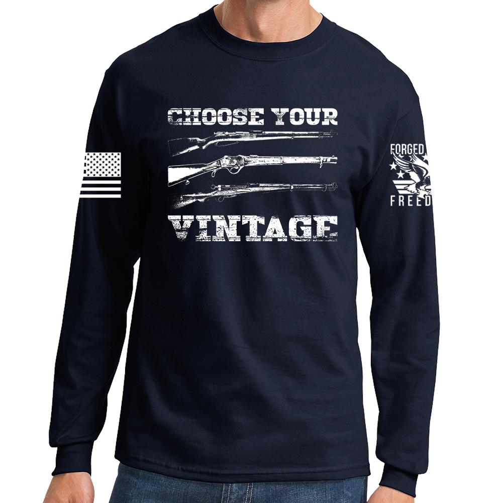 Choose Your Vintage Long Sleeve Shirt Style001