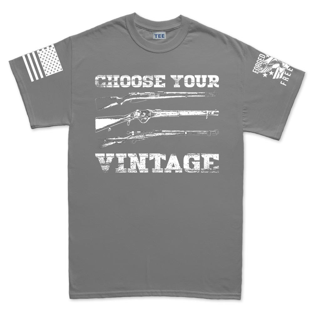 Choose Your Vintage Men's T-shirt Style001