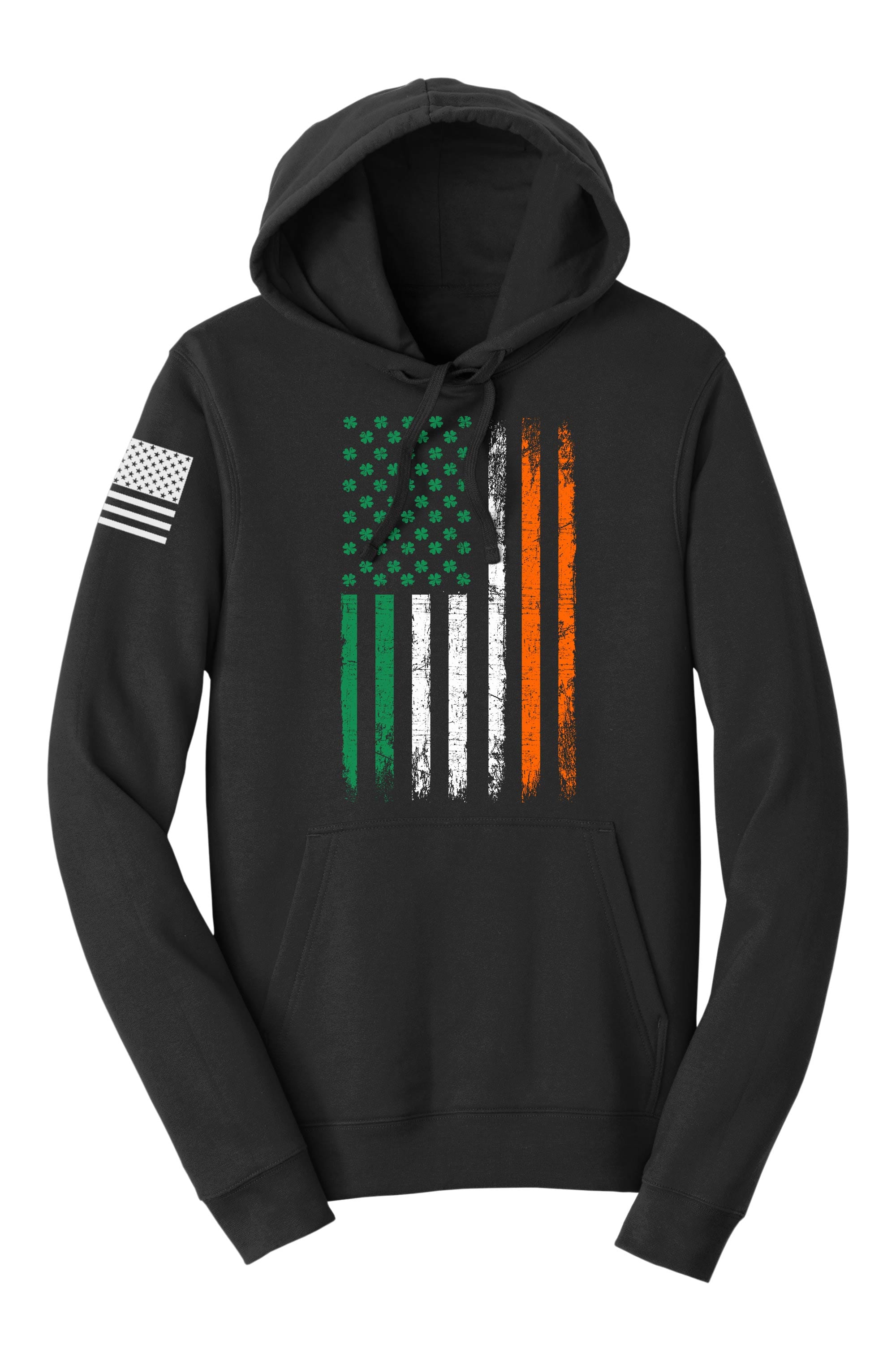 Irish American Flag Hoodie Style001