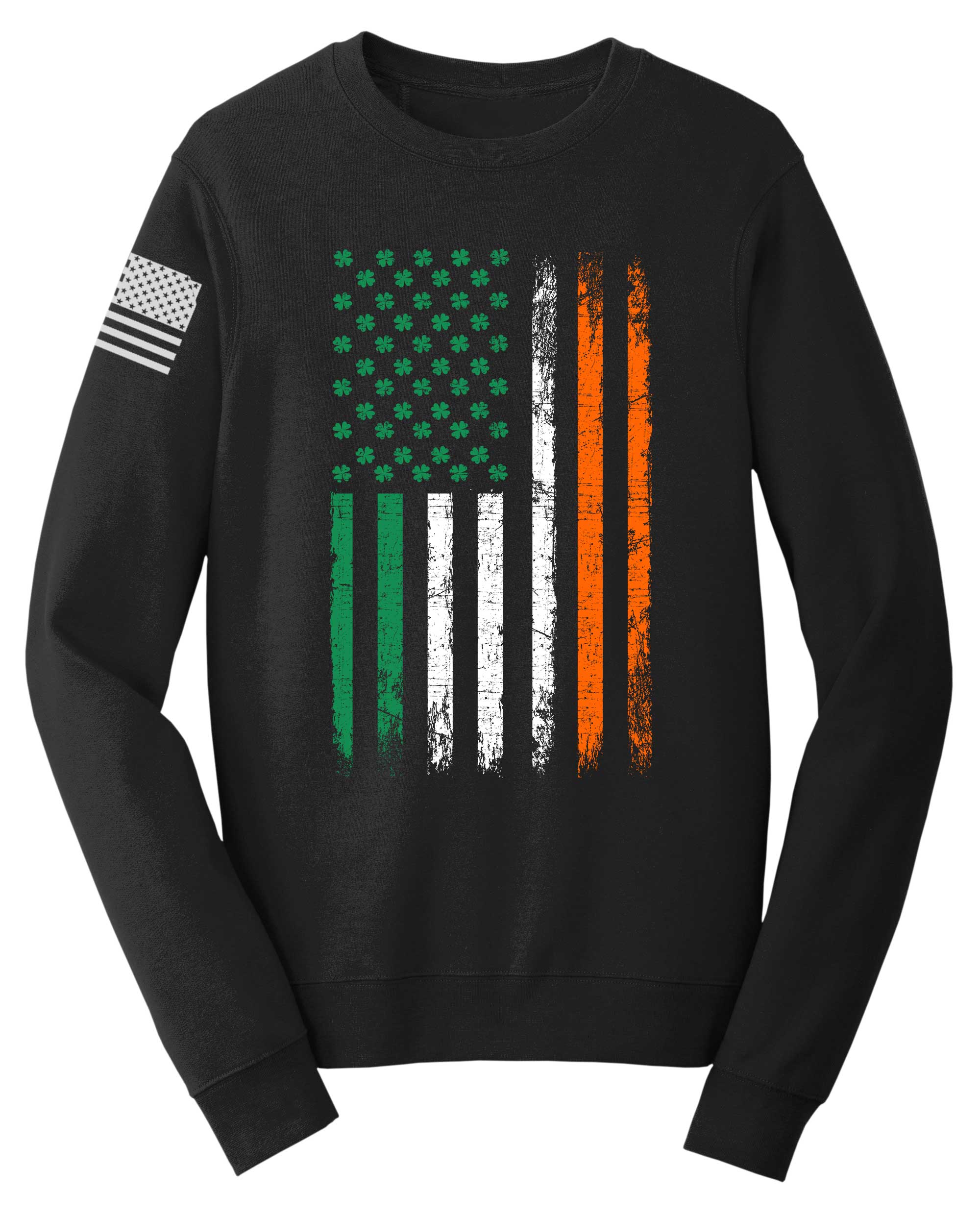 Irish American Flag Sweatshirt Style001
