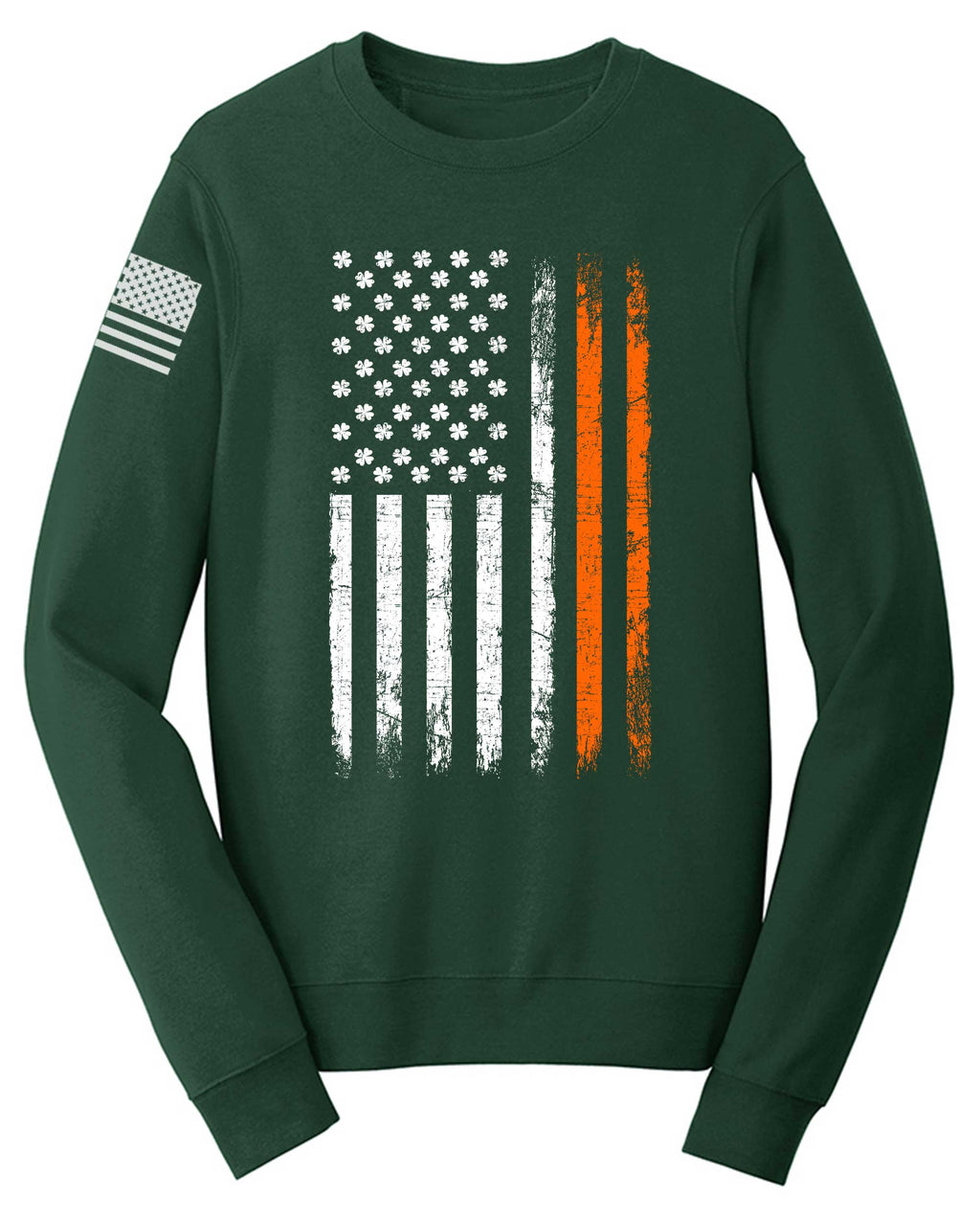 Irish American Flag Sweatshirt Style001