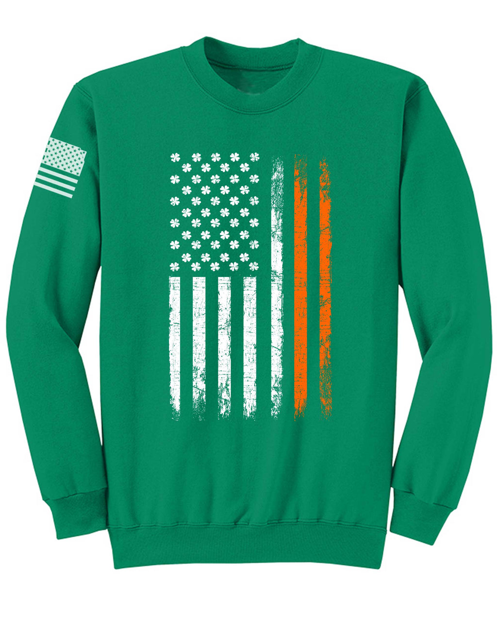 Irish American Flag Sweatshirt Style001