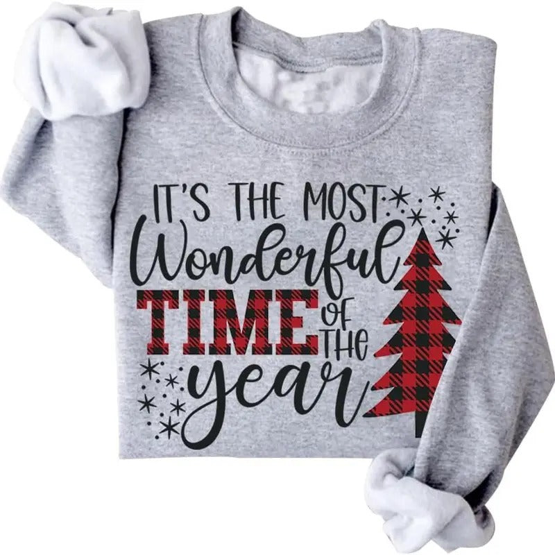 It's The Most Wonderful Time of The Year Sweatshirt Christmas Sweatshirt Classic Cotton