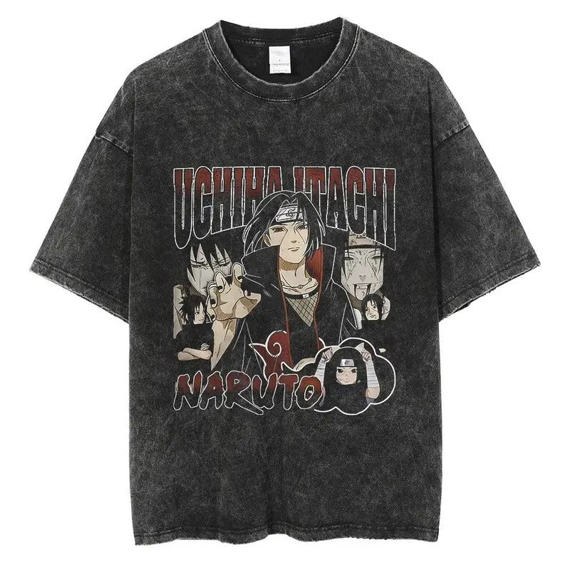 Itachi Oversized Vintage T-shirt V5, Graphic Tees, Anime Manga Shirt, Anime Shirt, Anime Lovers Shirt, Graphic Anime Tee, Manga Shirt, Japanese Anime T-shirts, Cozy Crewnecks, and Trendy Hoodies Sweatshirt, Hoodie, Comfort Colors