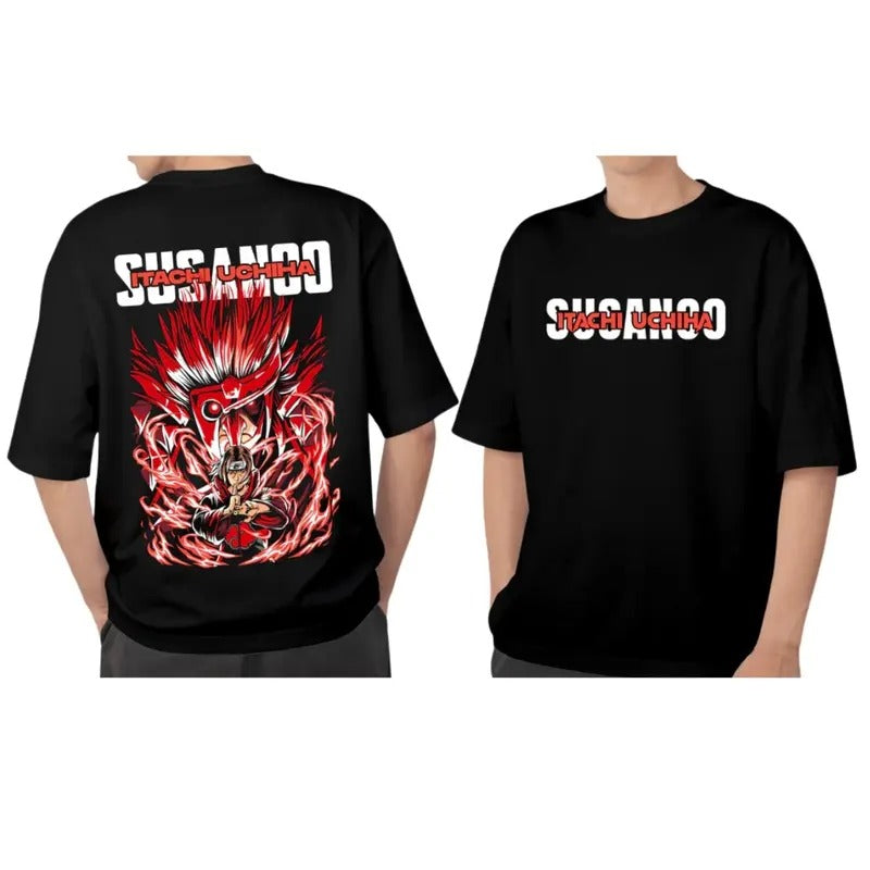 Itachi Uchiha Naruto Anime Oversized T Shirt, Itachi Uchiha Tshirt, Itachi Uchiha Merch, Anime Itachi Uchiha Tshirt, Anime Naruto Tshirt, Naruto Merch, Anime Tshirt, Anime Graphic Tee, Gift For Him, Gift For Fan Menswear Top Underwear Streetwear