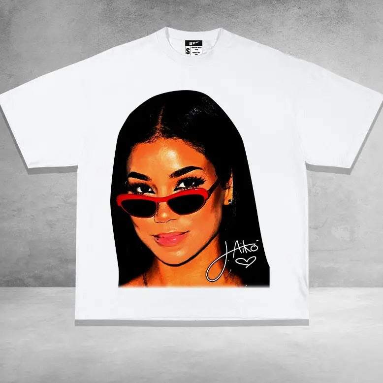 J.Aiko Big Face Graphic T-shirt, Gift For Fan J.Aiko