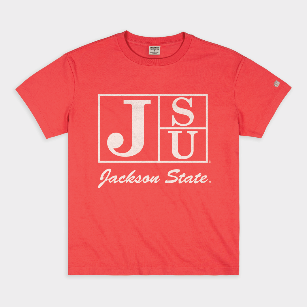 Jackson State JSU Vintage Heavyweight Tee Style001