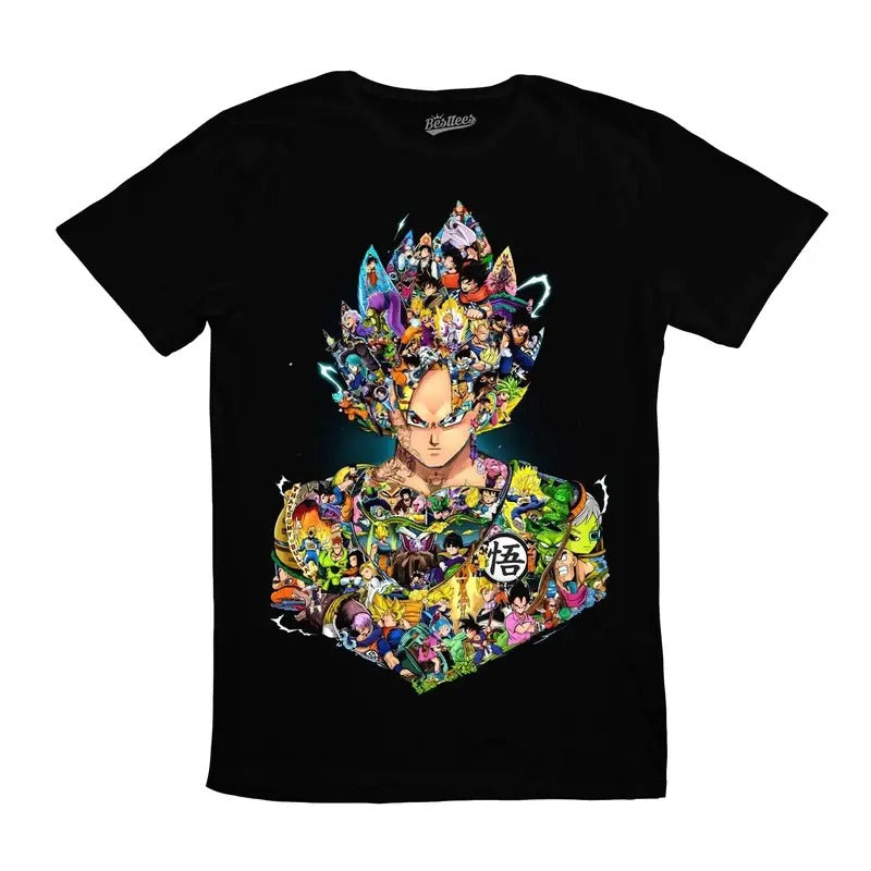 JAPANESE Anime Manga Dragon Ball Z Son Goku Gohan T-Shirt Menswear Top wompwompmrcomershirt Polyester Underwear