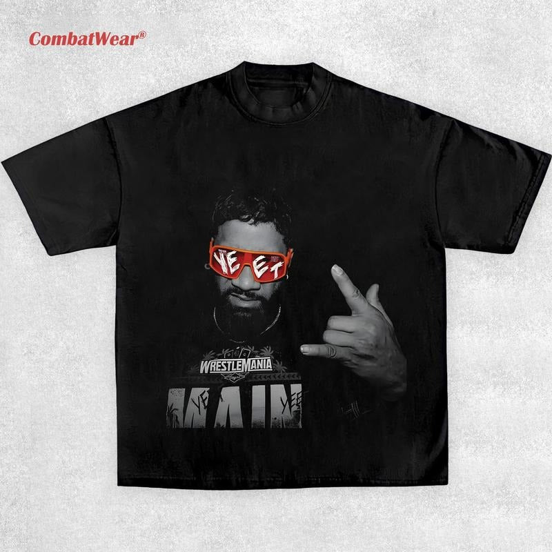 JEY USO V3 TEE, Wrestling Tee, Wrestling Graphic Tee, 2025 Wrestler Shirt, Sports Shirt, Vintage Wresting Shirt, Wrestling Fan Gift