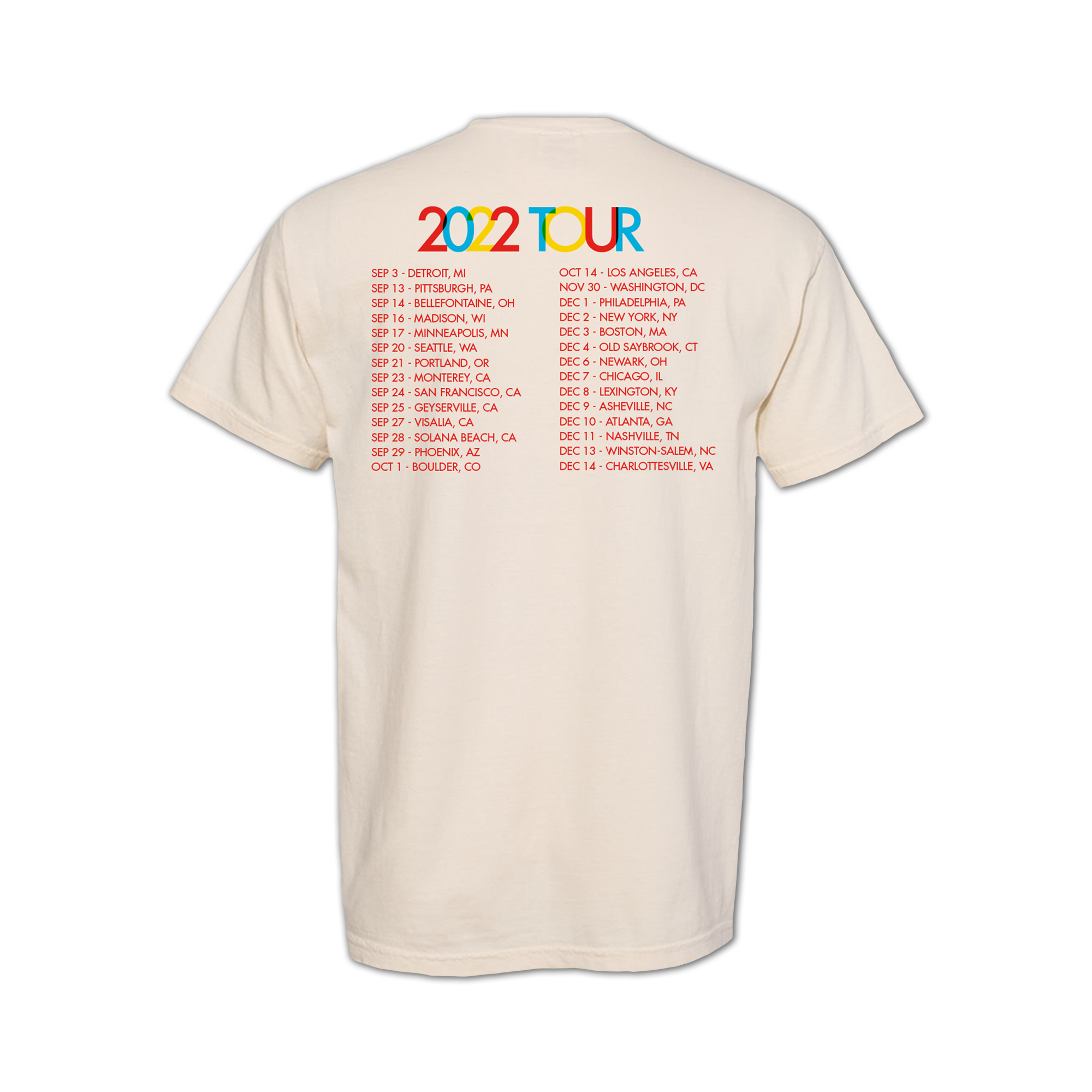 2022 Tour S/S T-shirt