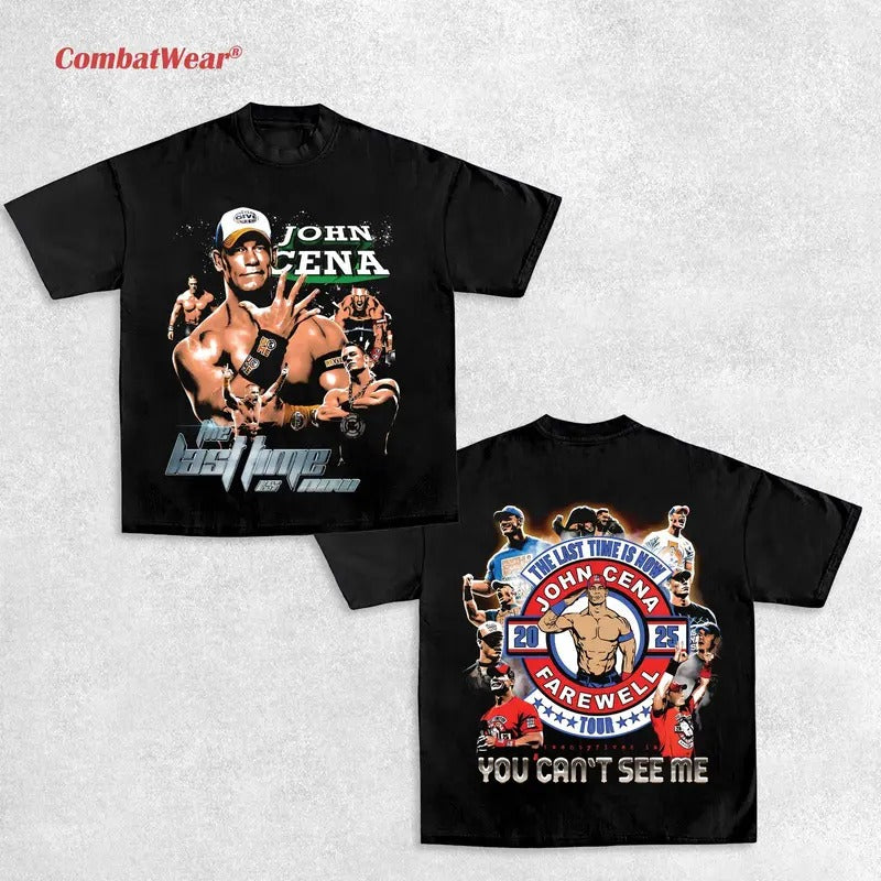 JOHN CENA-FAREWELL TOUR TEE, Wrestling Tee, Wrestling Graphic Tee, Wrestler Shirt, Sports Shirt, Vintage Wresting Shirt, Wrestling Gift