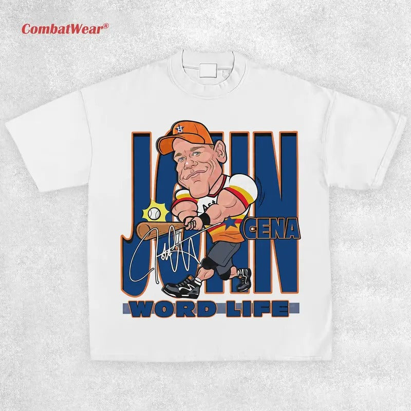 JOHN CENA WORD LIFE TEE, Wrestling Tee, Wrestling Graphic Tee, Wrestler Shirt, Sports Shirt, Vintage Wresting Shirt, Wrestling Gift