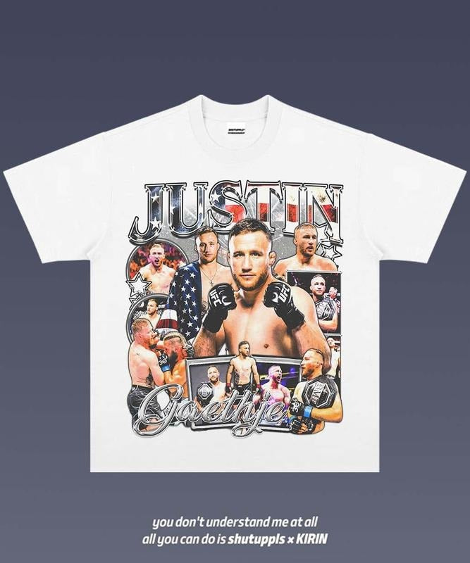 JUSTIN GAETHJE Tee | Vintage Tee Graphic T-Shirt Sweatshirt Hoodie | Sport Tee - Gift For Fan 1.0