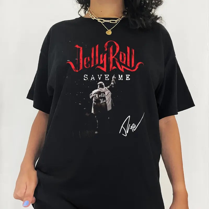 JeIIy R0ll Vintage T Shirt, Rock And Roll Cowboy, Tour Concert Outfit, Country Fans Apparel, Unisex Short Sleeve Tee Shirt, Casual Clothing