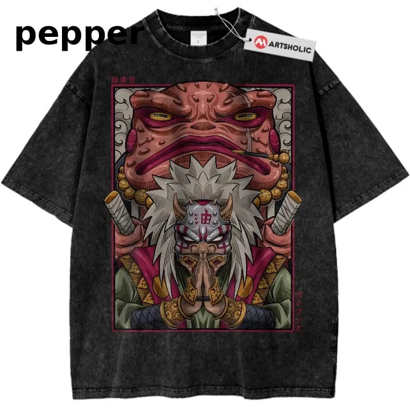 Jiraiya Shirt, Naruto Shirt, Anime Shirt, Vintage T-Shirt