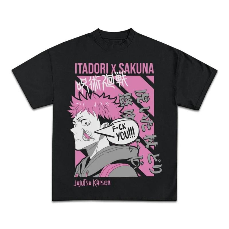 Jujutsu Kaisen Anime T-shirt, Itadori x Sukuna Quote Graphic Tee, Anime & Manga Gifts Sweatshirt, Hoodie, Comfort Colors