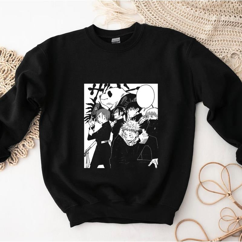 Jujutsu Kaisen Sweatshirt Gift For Fans, Anime T-shirt Sweatshirt Sweatshirt, Hoodie, Comfort Colors