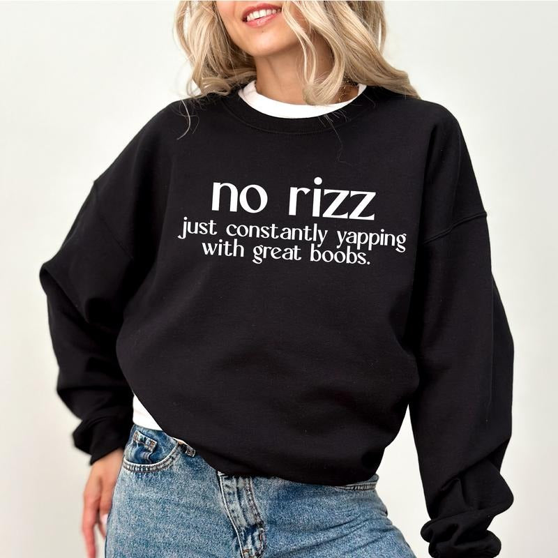 Just Constantly Yapping Sweatshirt, Funny Yapper Women Sweater, Women Apparel, Born To Yap Crewneck, Funny Meme Shirt, Funny Women Outfit, Women's Top, Womenswear, Soft Cozy Fabric Sweatshirt