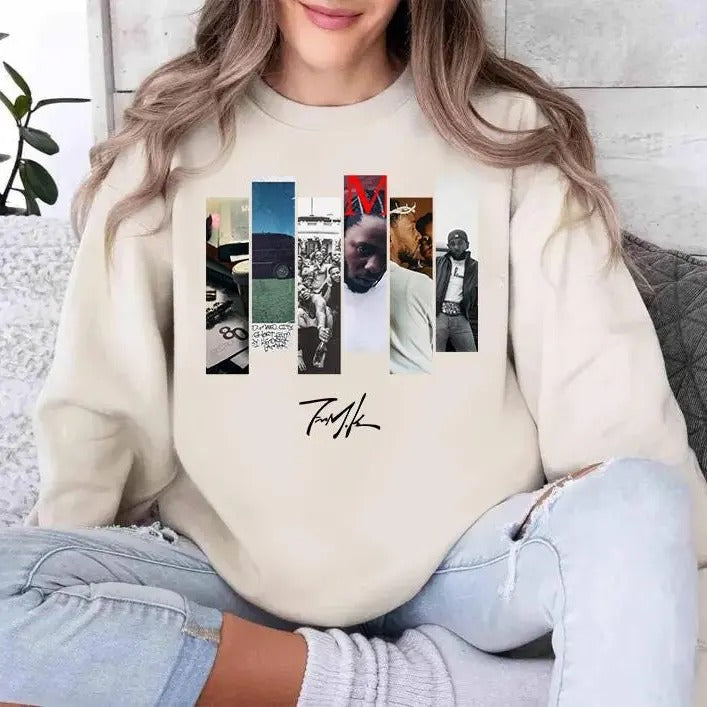 K3ndrck Lama Full Album Sweatshirt, Kndrick Lamr New Album Tee, Vintage Music Album For Men Women Tops Casual Stylish