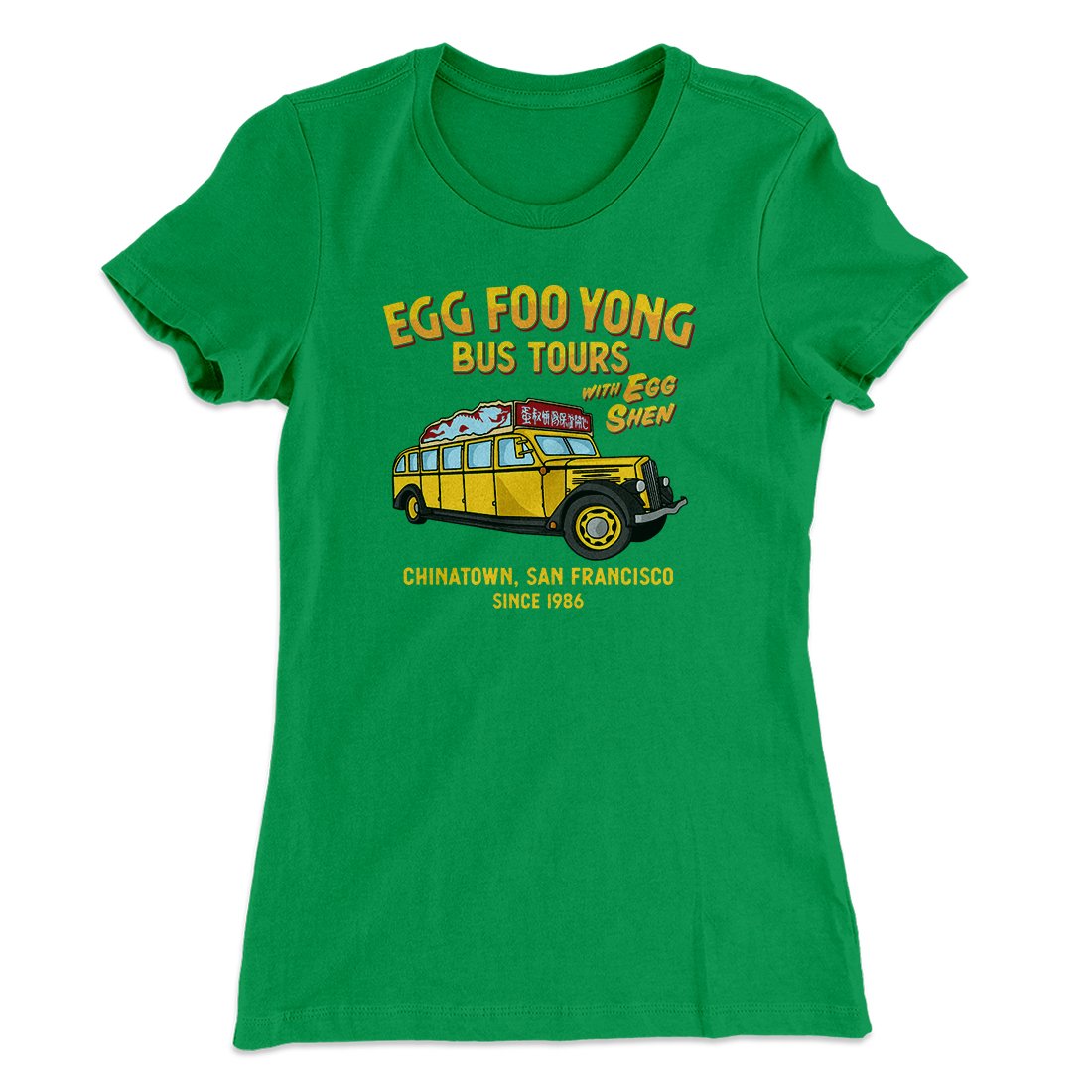 Egg Foo Yong Bus Tours Women's T-Shirt
