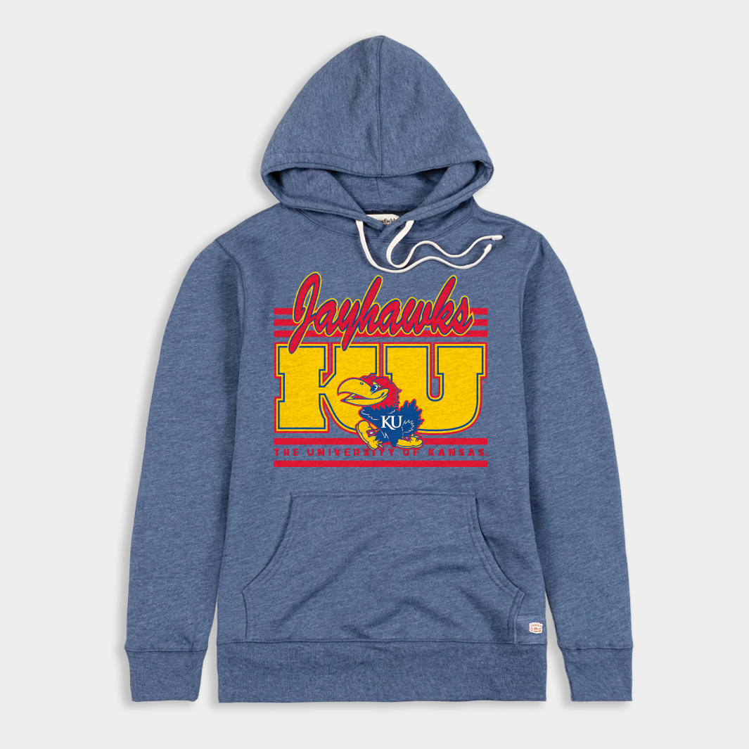 Kansas Jayhawks Vintage "KU" Hoodie