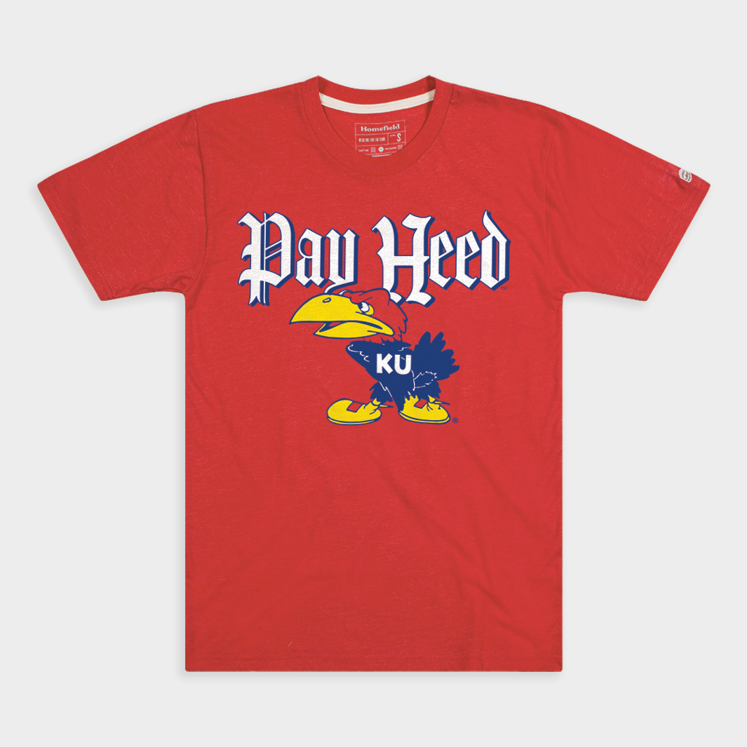 Vintage Kansas Jayhawks "Pay Heed" Tee