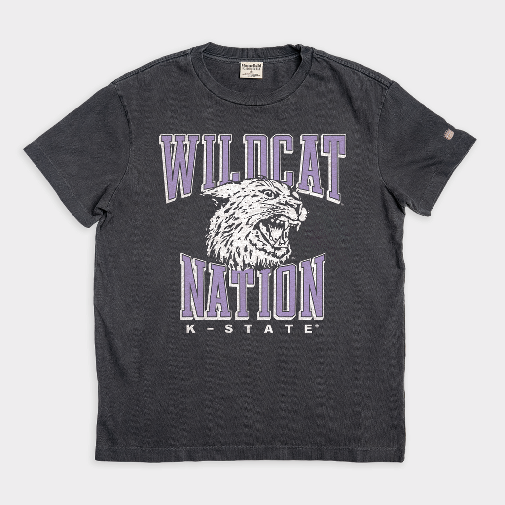 K-State Wildcat Nation Vintage Heavyweight Tee