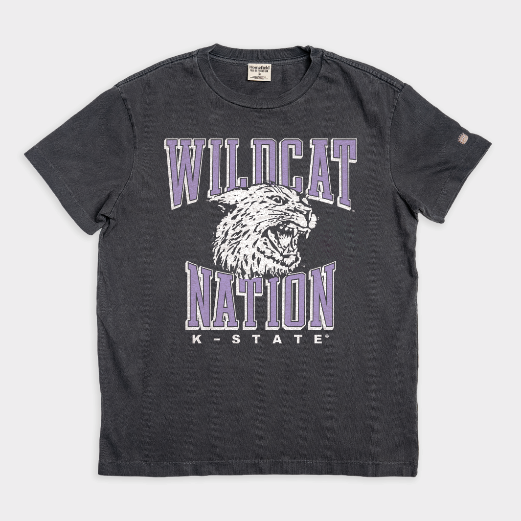 K-State Wildcat Nation Vintage Heavyweight Tee