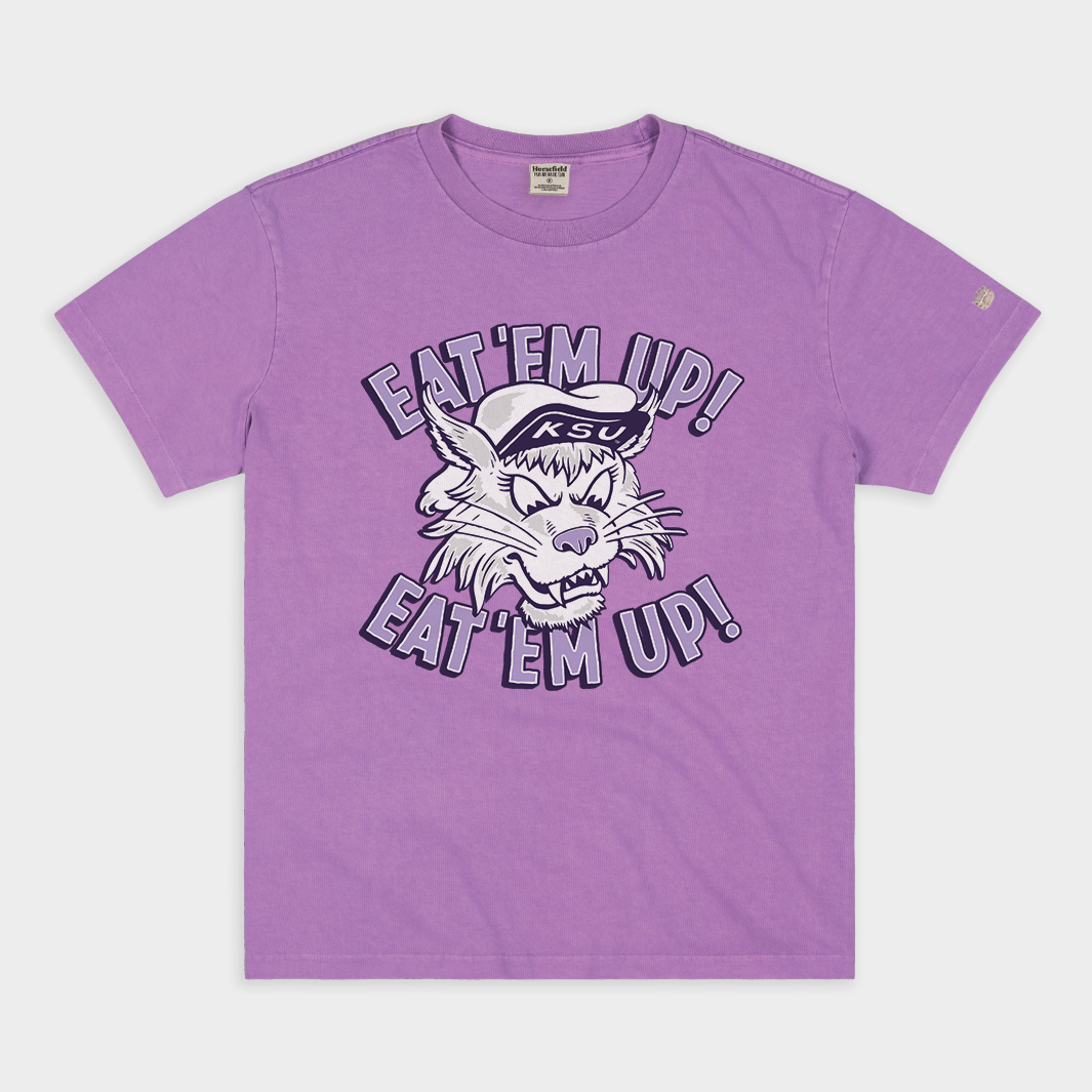 Vintage K-State "Eat 'Em Up" Heavyweight Tee