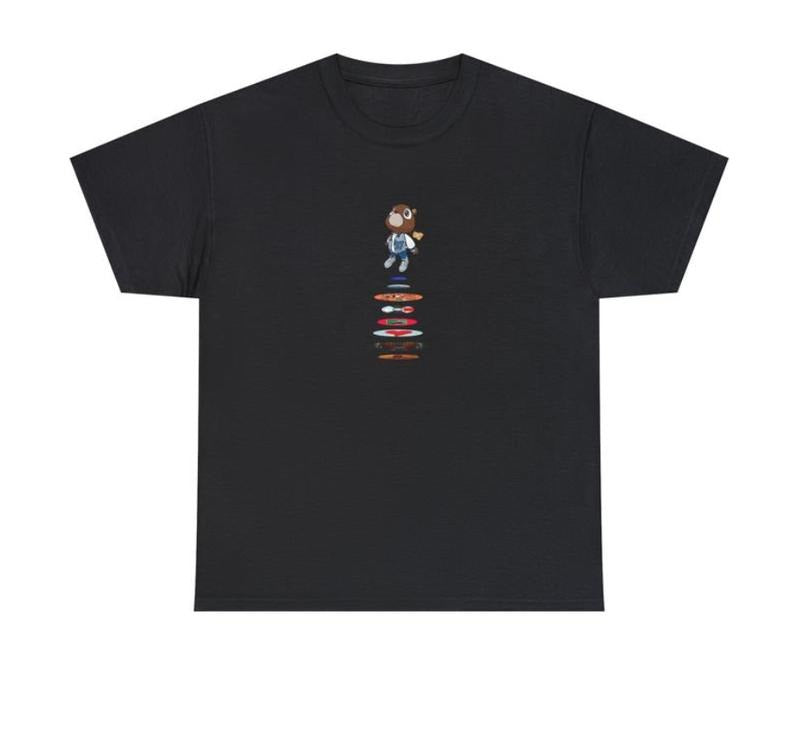Kan West Graduation T-shirt , The College Dropout, Graduation Bear, Gift for Classic , Unisex T-Shirt, For Men Women Menswear Top