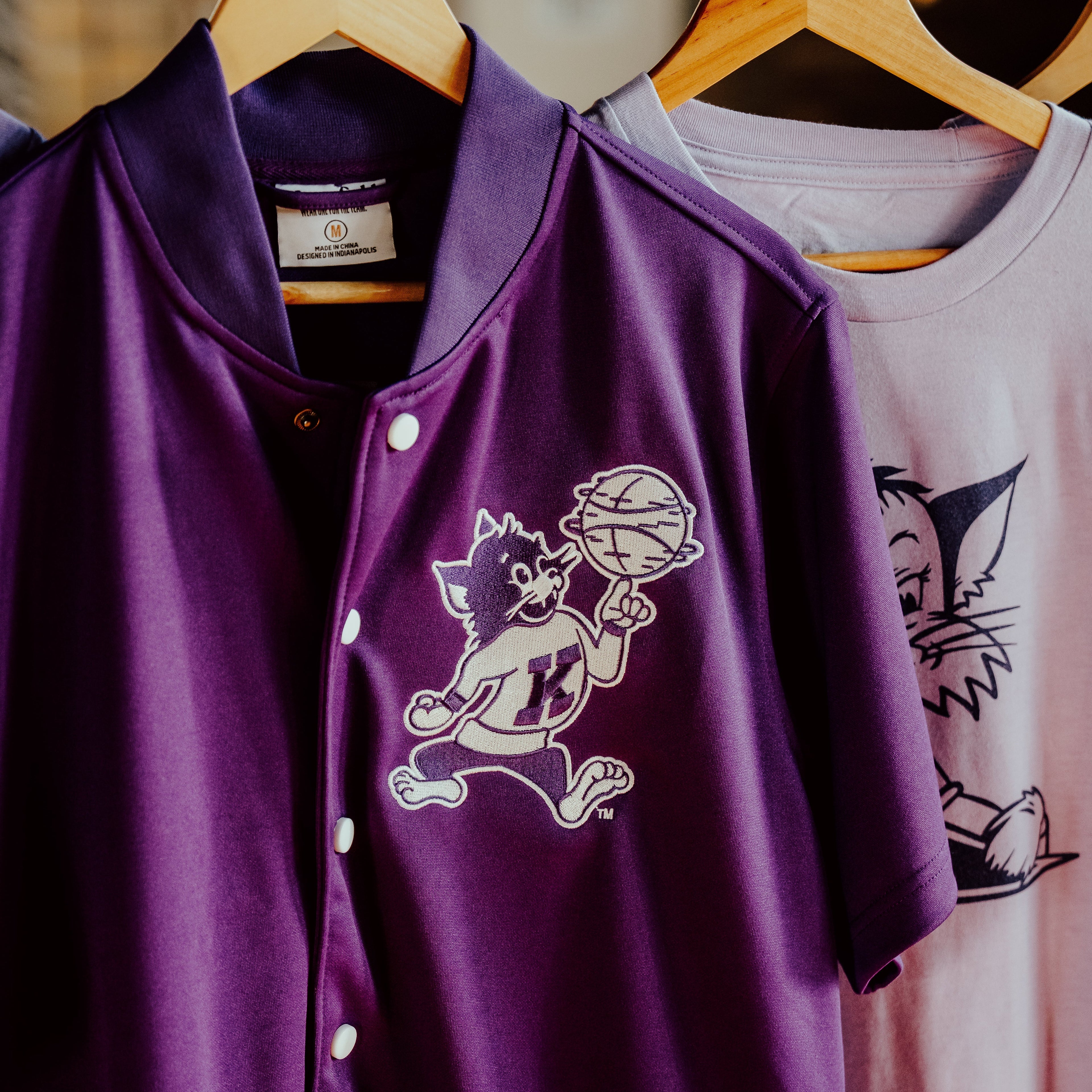 K-State Wildcats Basketball Vintage Shooting Shirt