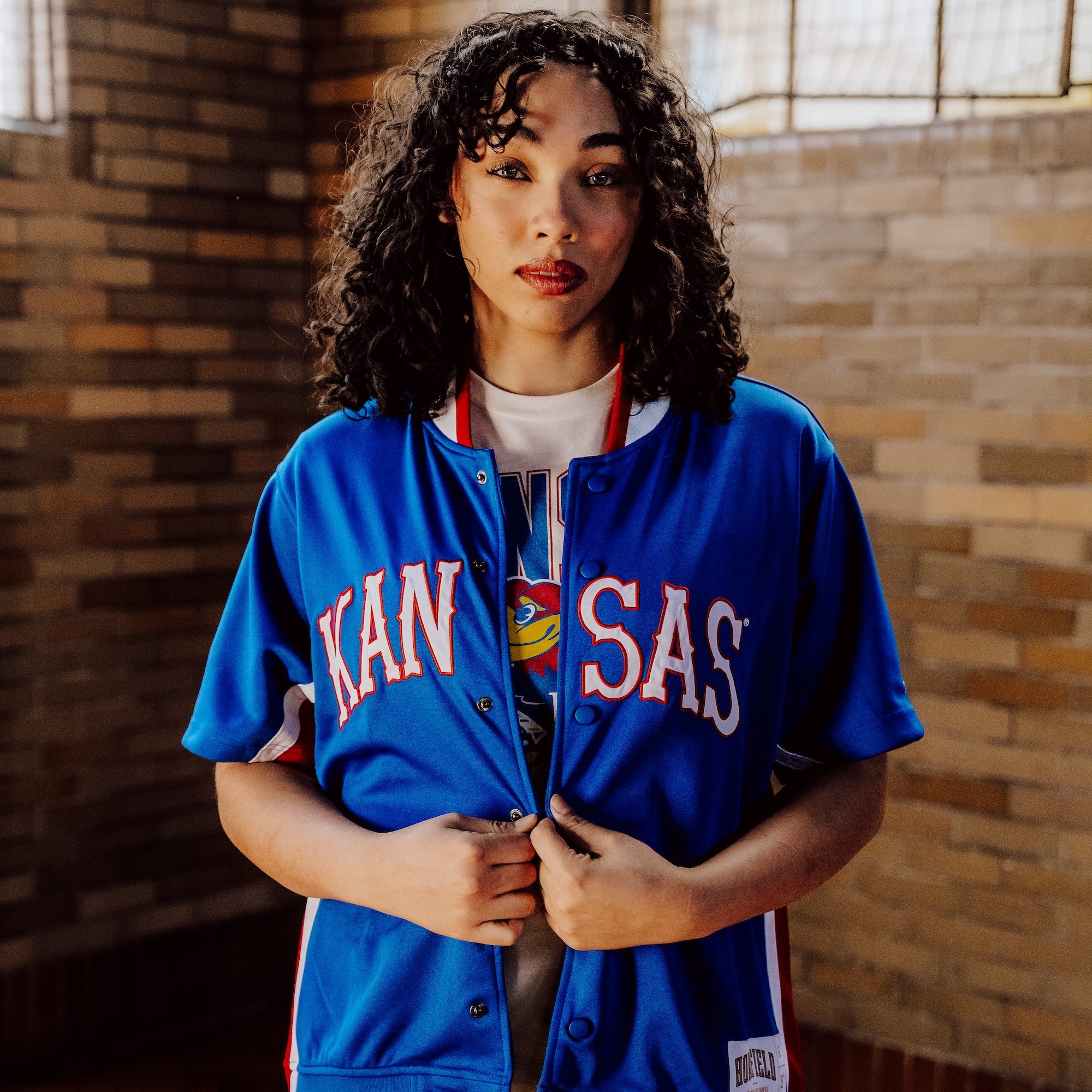 Kansas Men's Basketball 1997 Vintage Shooting Shirt