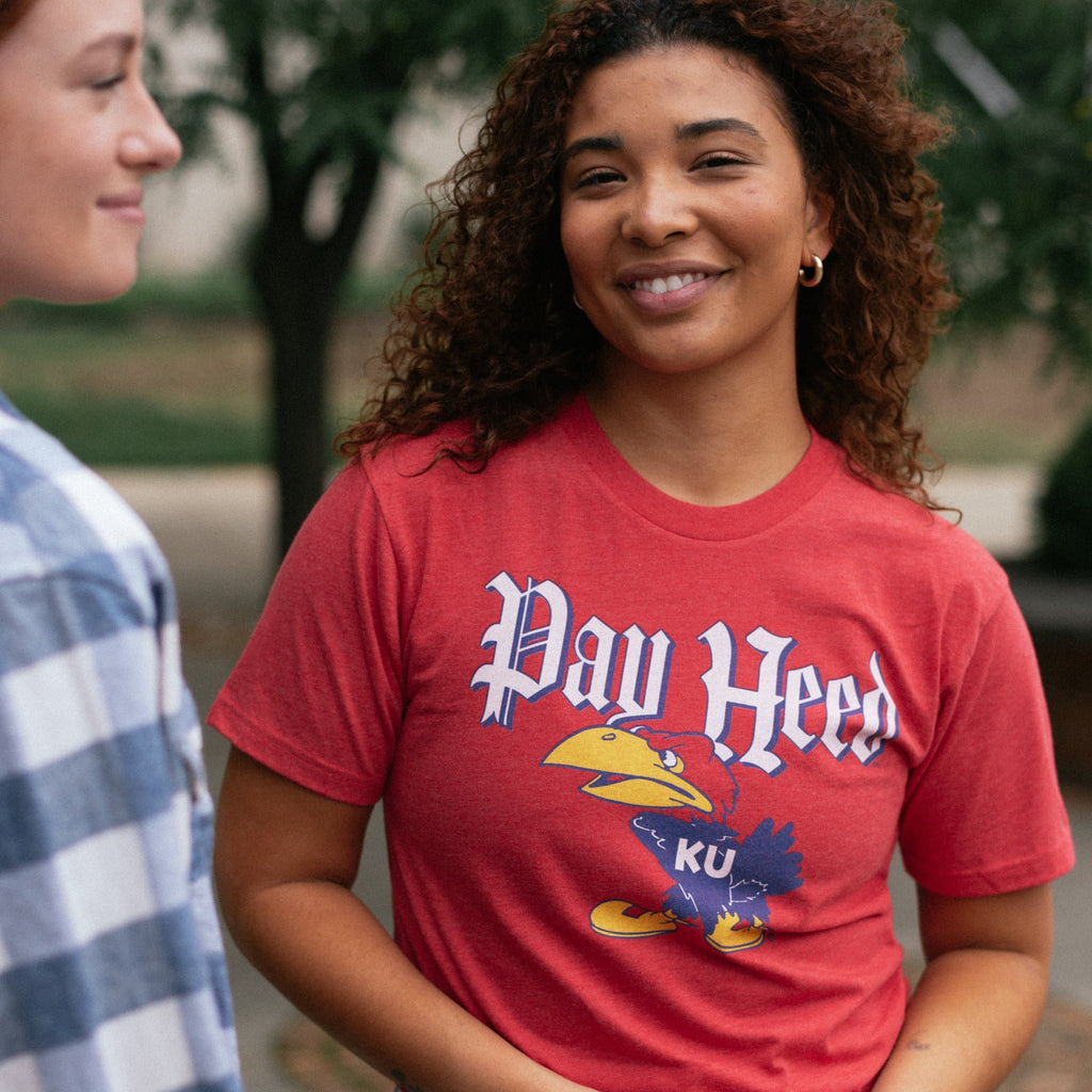 Vintage Kansas Jayhawks "Pay Heed" Tee